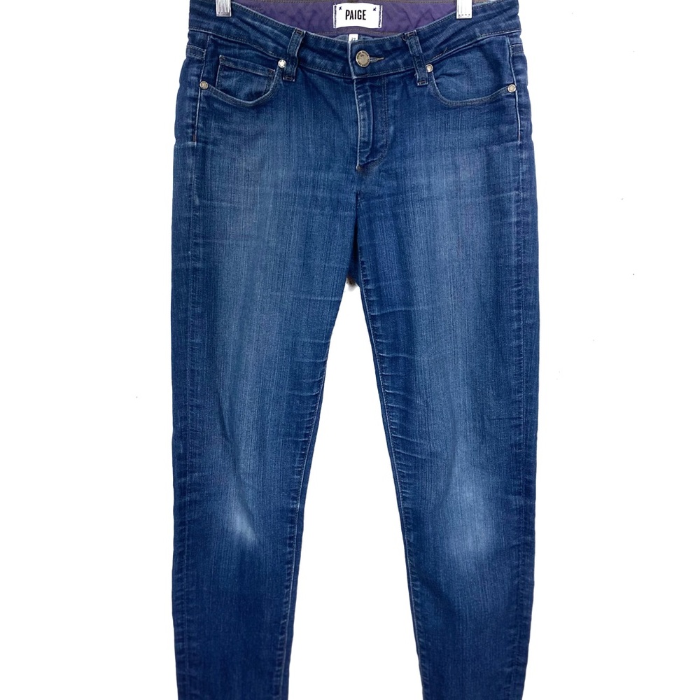 Judy Blue Jeans Leopard Striped Down Side Skinny Jeans Size 9/29